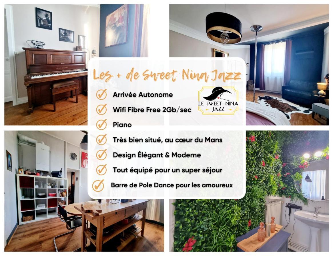 Sweet Nina Jazz Appartement Pour 5 Voyageurs, Situe A La Place De La Republique, Avec Parking Et Lit Queen Size Le Mans Kültér fotó